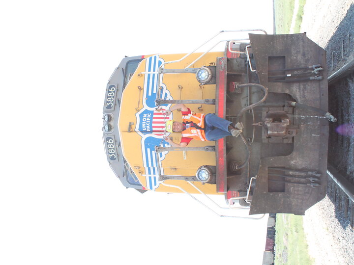 Sharif sitting on train